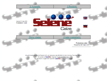 Tablet Screenshot of calzificioselene.it